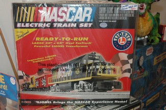 Train Town Toy and Hobby carries all your Lionel NASCR gear