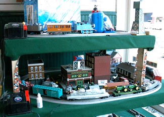 Train Town Toy and Hobby has lots of great displays, including Thomas and Sodor Island